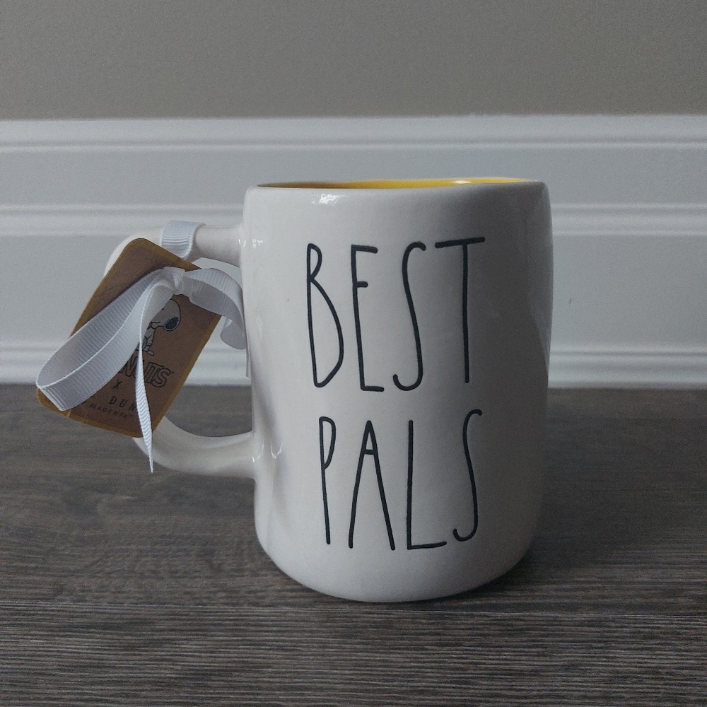 Rae Dunn new Best Pals snoopy peanuts ceramic mug